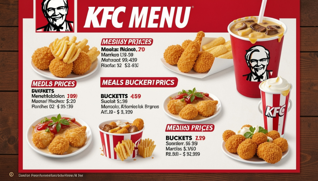 KFC Menu Prices